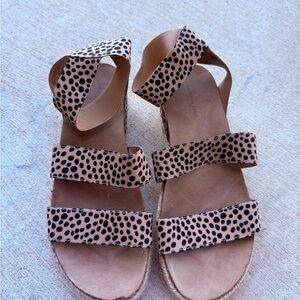 Leopard Print Sandals